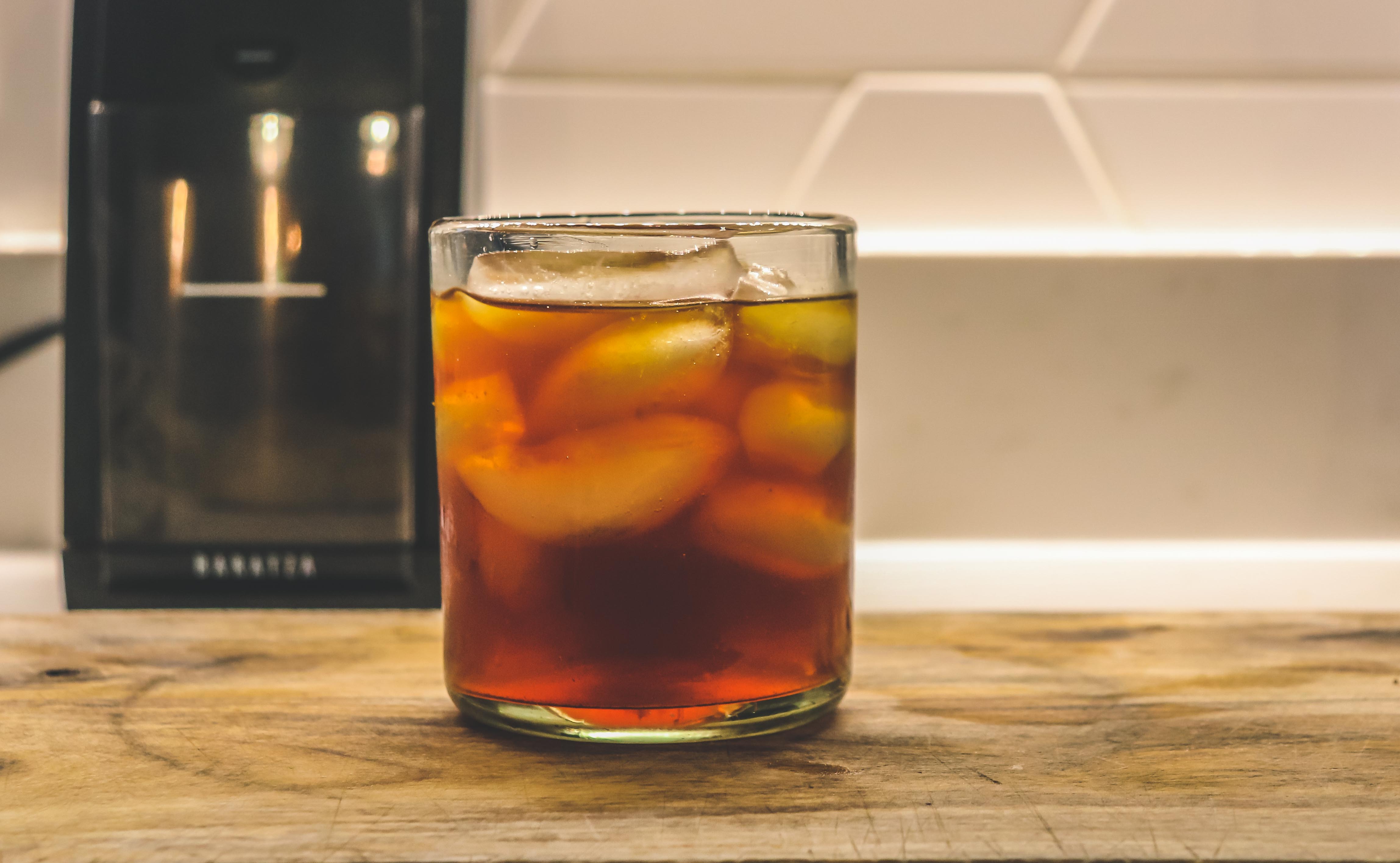 Cold brew in a glass